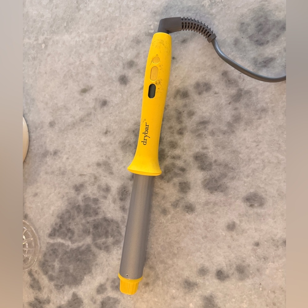 Drybar Vibrant Yellow and Sleek Gray Styling Wand